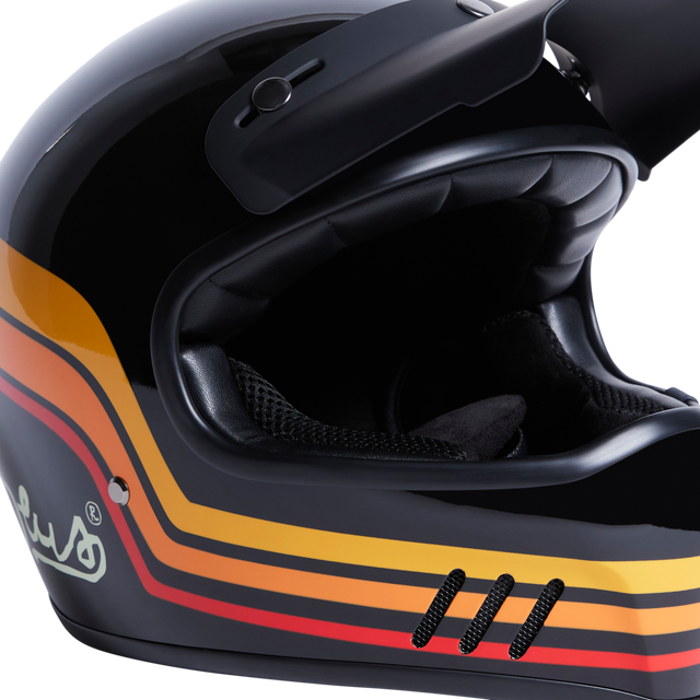 STRIPES HELMET - BLACK