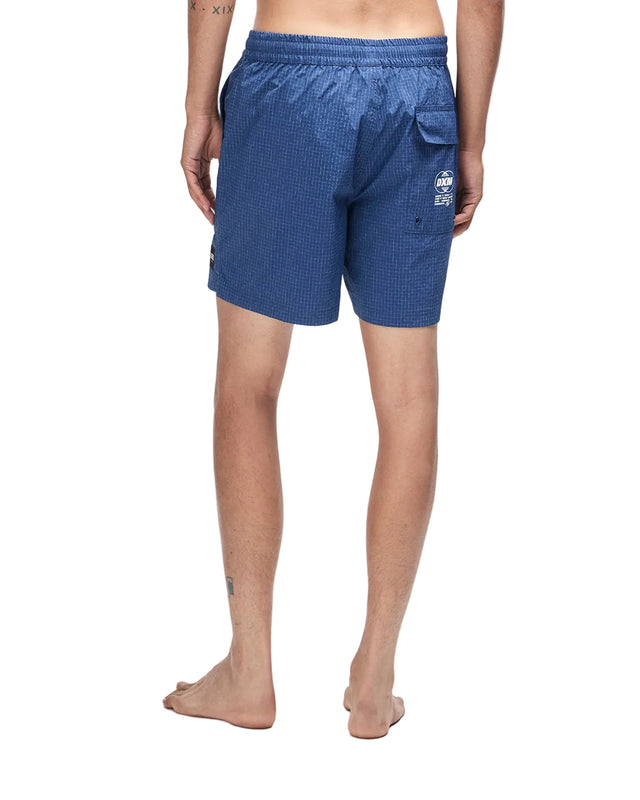 SERVICE SWIM SHORT 4 - MECHANIC BLUE