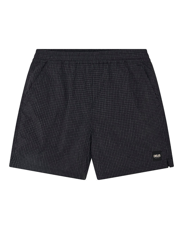 SERVICE SWIM SHORT 4 - BLACK
