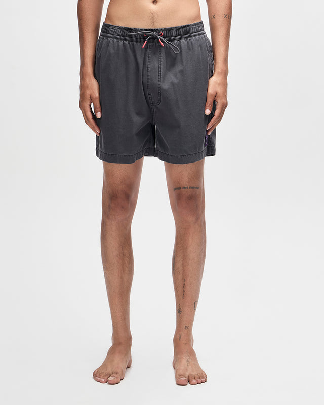 SANDBAR GARMENT DYED SHORT - ANTHRACITE