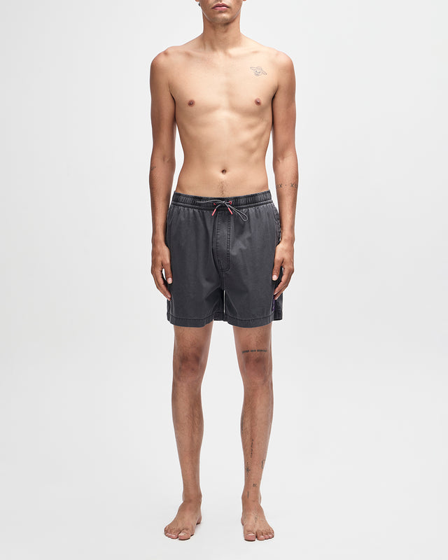 SANDBAR GARMENT DYED SHORT - ANTHRACITE