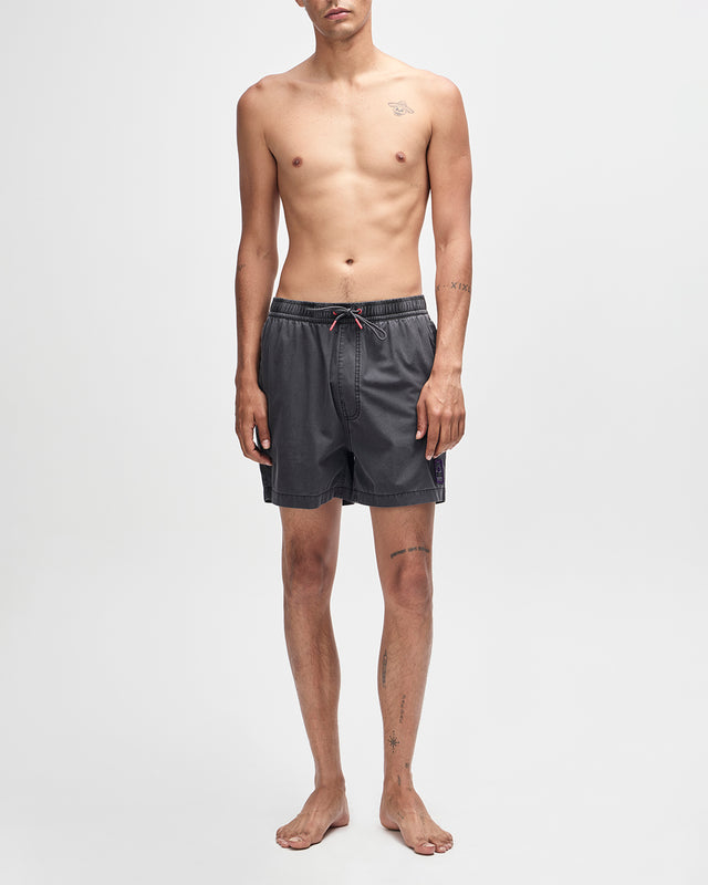 SANDBAR GARMENT DYED SHORT - ANTHRACITE