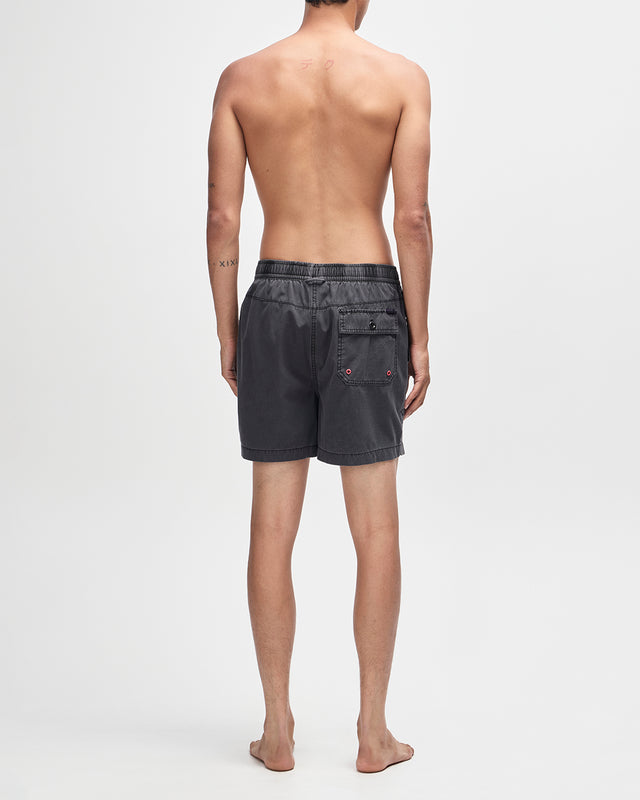 SANDBAR GARMENT DYED SHORT - ANTHRACITE