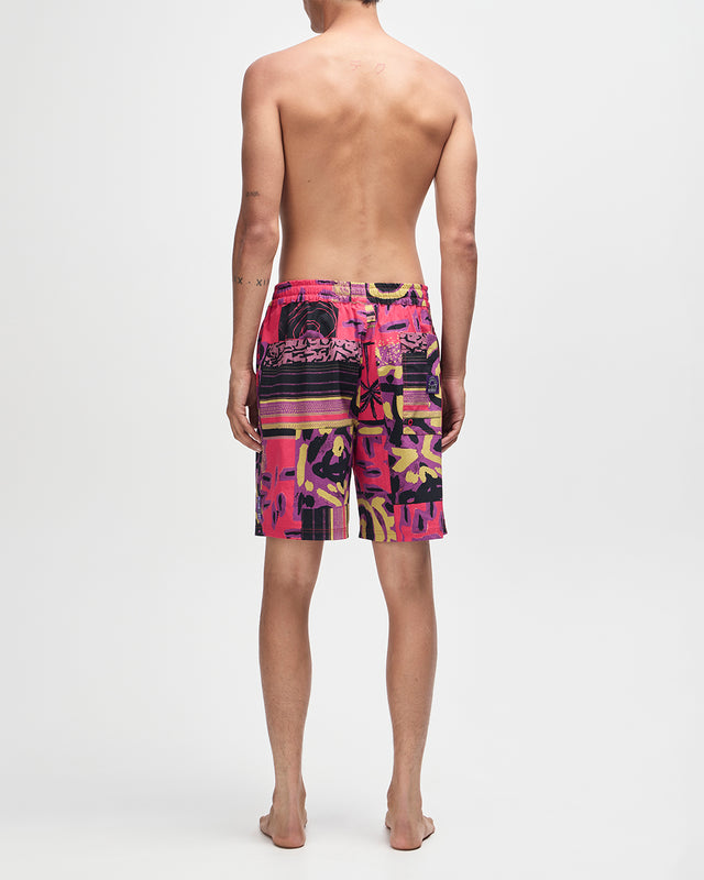 FREAMON SWIM SHORT - MELON RED