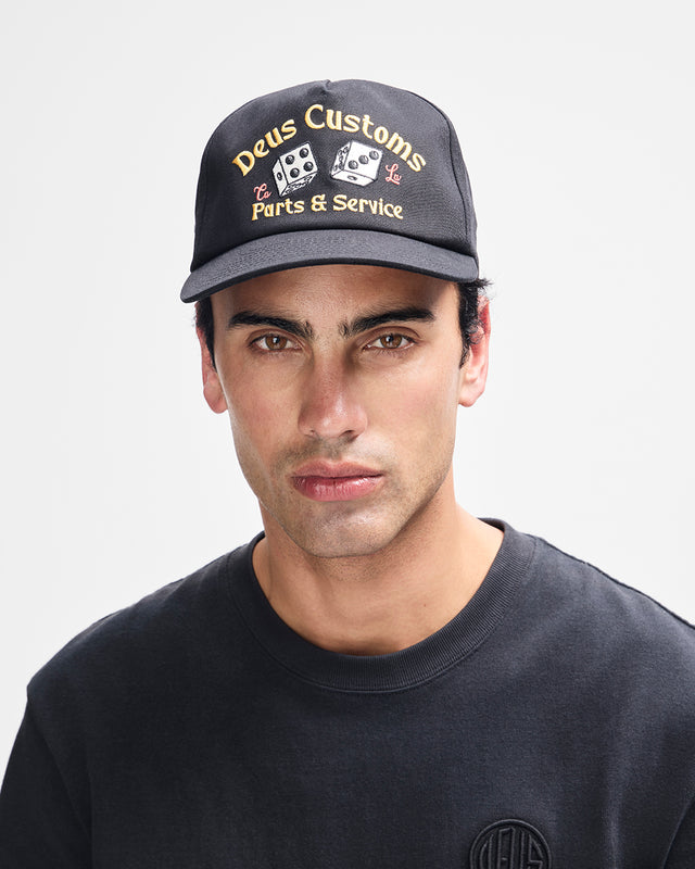 KNUCKLEBONES CAP - BLACK
