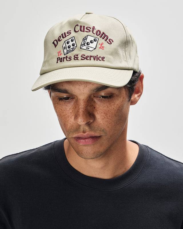 KNUCKLEBONES CAP - OLIVE GREEN
