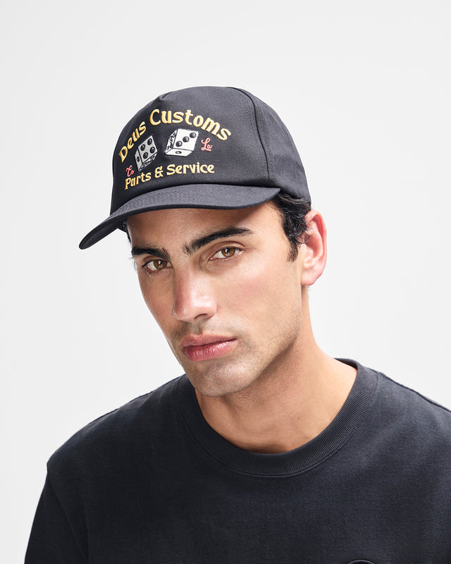 KNUCKLEBONES CAP - BLACK
