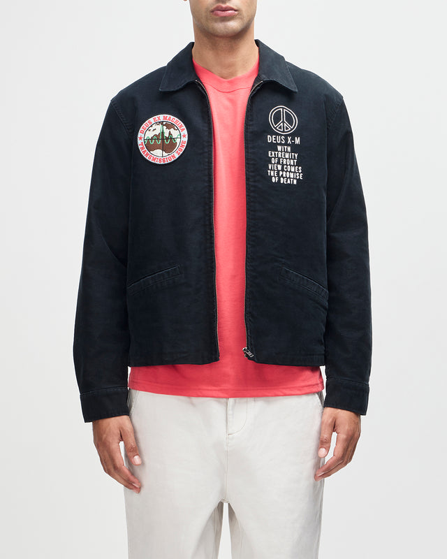 FUGAZI SOUVENIR JACKET - BLACK