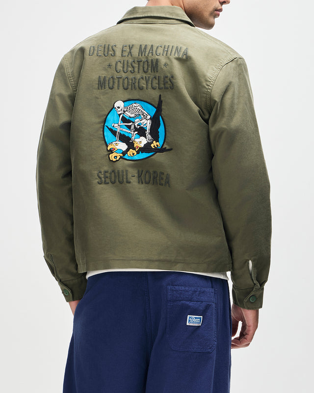 FUGAZI SOUVENIR JACKET - PINE GREEN