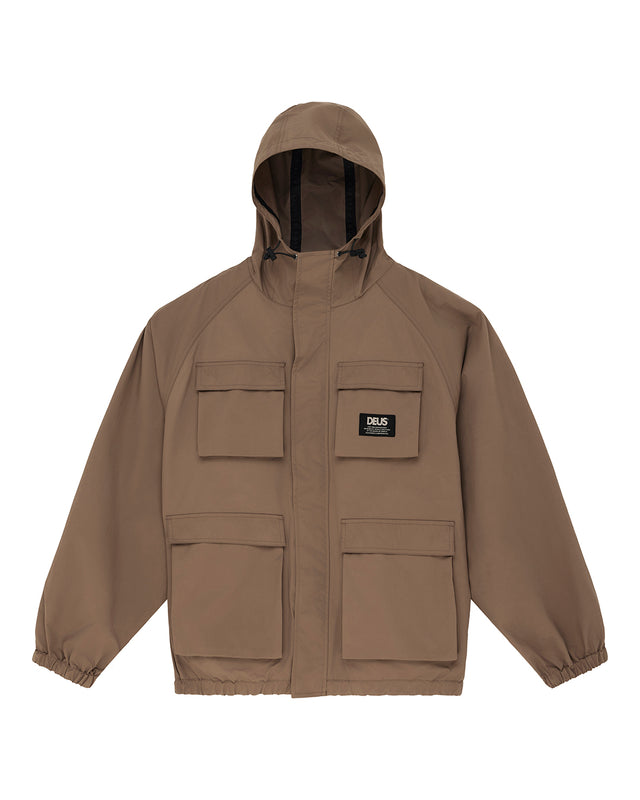 DAWNY WATERPROOF ANORAK - CAMEL BROWN