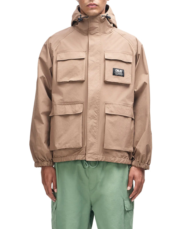 DAWNY WATERPROOF ANORAK - CAMEL BROWN