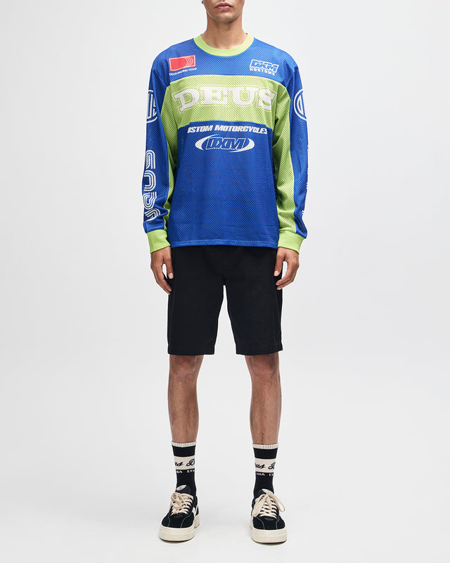 STEP OUT MOTO JERSEY - BLUE