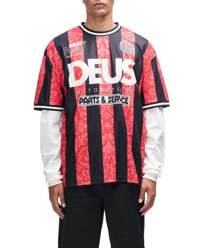 NOUVEAU MOTO TEE - FIERY RED