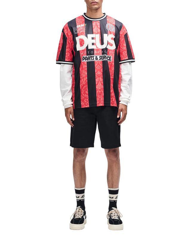 NOUVEAU MOTO TEE - FIERY RED