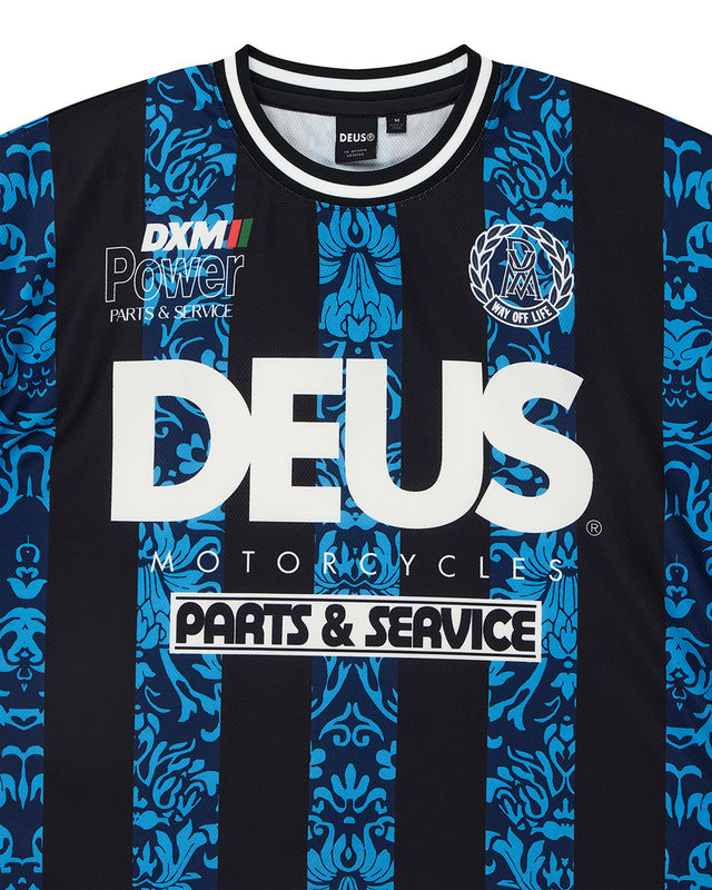 NOUVEAU MOTO TEE - PAGEANT BLUE