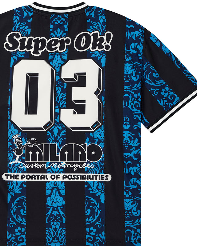 NOUVEAU MOTO TEE - PAGEANT BLUE