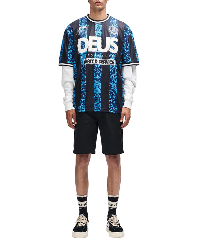 NOUVEAU MOTO TEE - PAGEANT BLUE