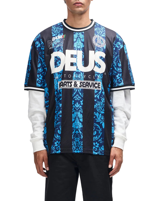 NOUVEAU MOTO TEE - PAGEANT BLUE