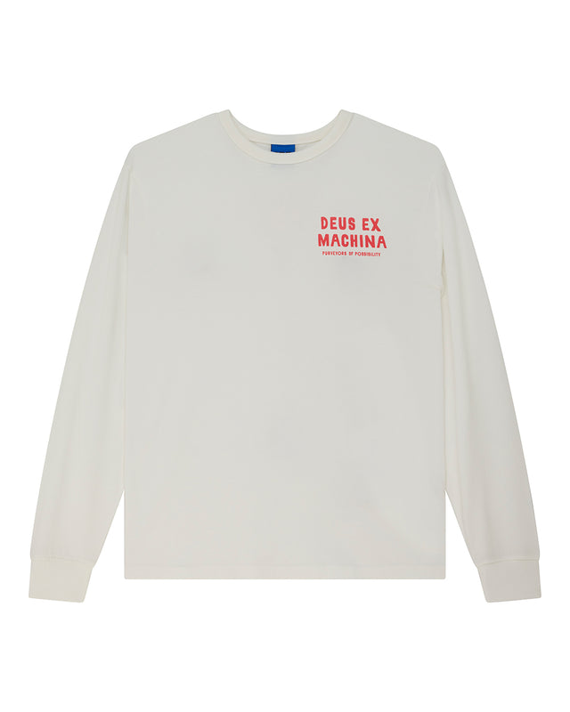 KUMBAYA LS TEE - VINTAGE WHITE