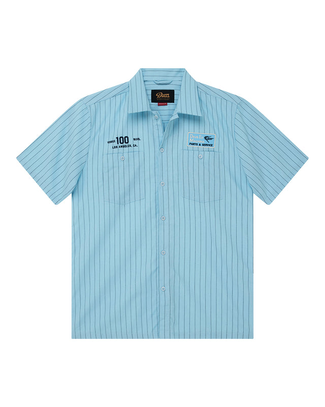 FORECOURT STRIPE SHIRT - SKY BLUE