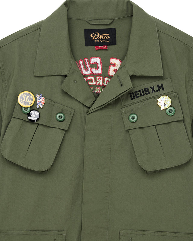 POWER OVERSHIRT - PINE GREEN
