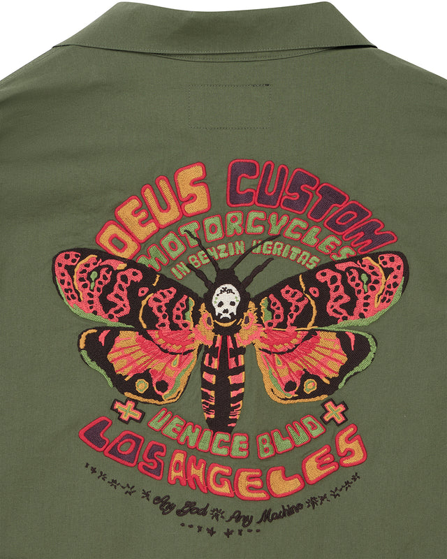 POWER OVERSHIRT - PINE GREEN