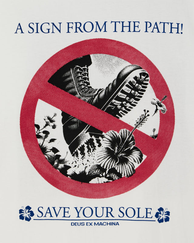 SAVE YOUR SOLE MUSCLE - VINTAGE WHITE