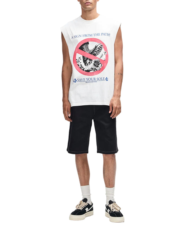 SAVE YOUR SOLE MUSCLE - VINTAGE WHITE