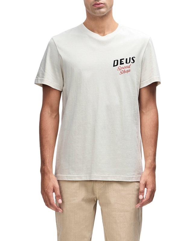 DOGLEG TEE - DIRTY WHITE