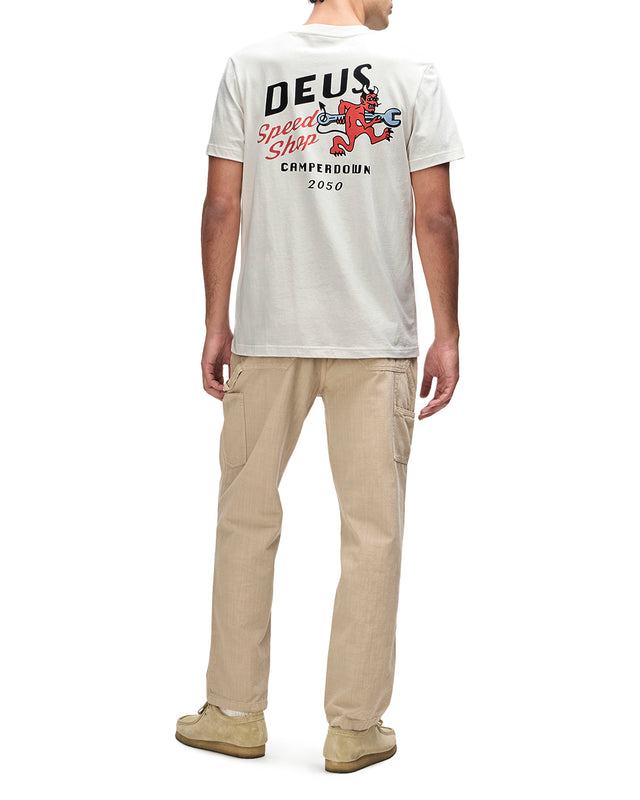 DOGLEG TEE - DIRTY WHITE