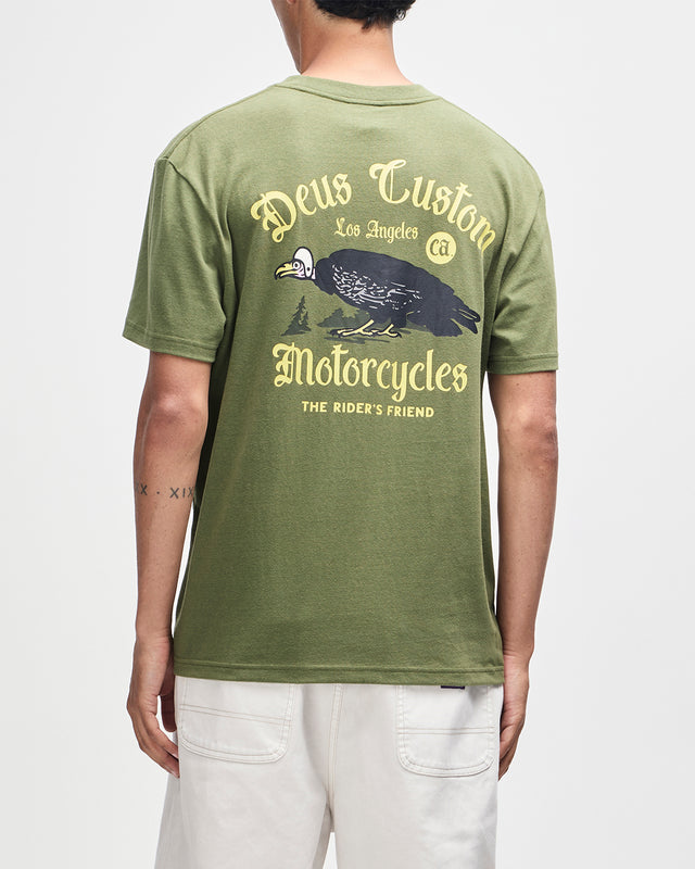 BEEP BEEP TEE - PINE GREEN