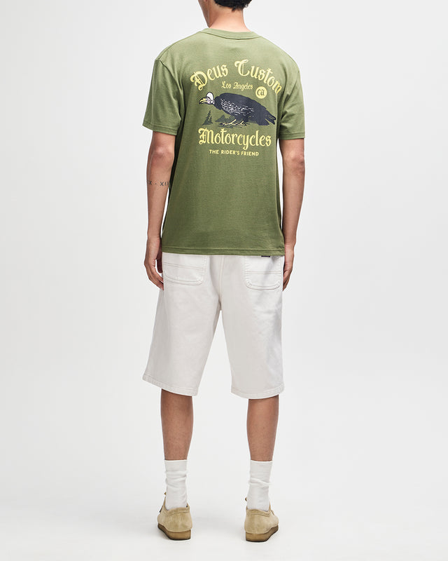 BEEP BEEP TEE - PINE GREEN