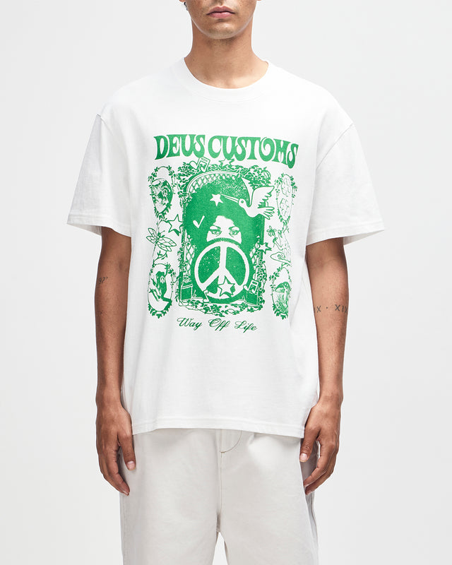 MOTHER EARTH TEE - VINTAGE WHITE