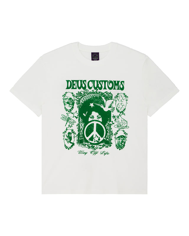 MOTHER EARTH TEE - VINTAGE WHITE