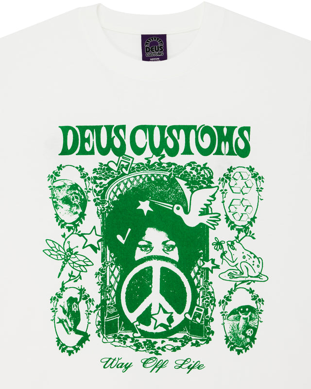 MOTHER EARTH TEE - VINTAGE WHITE