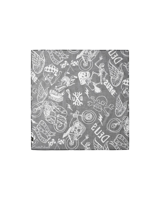 DOODLE BANDANA - BLACK