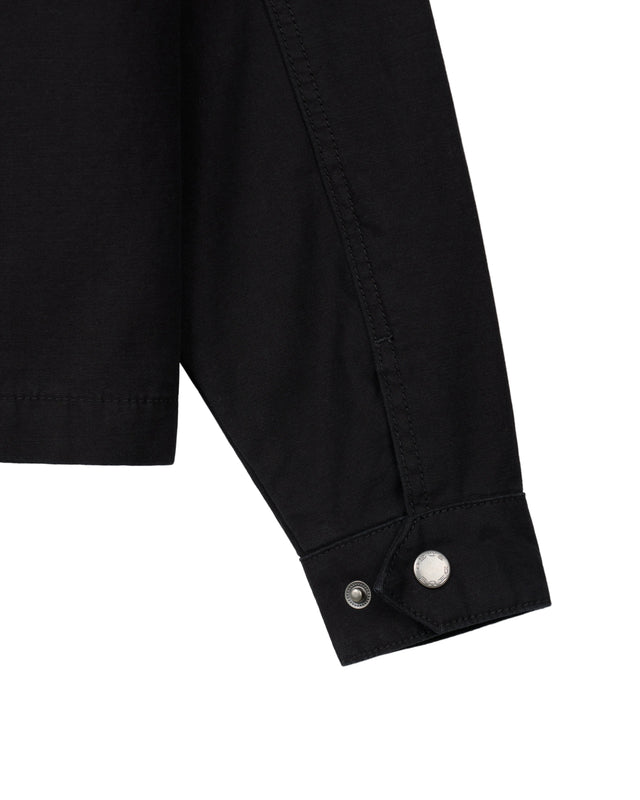 DOGLEG JACKET - BLACK