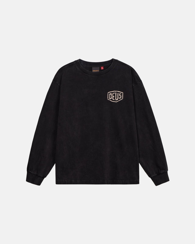 ROAR LS TEE - BLACK