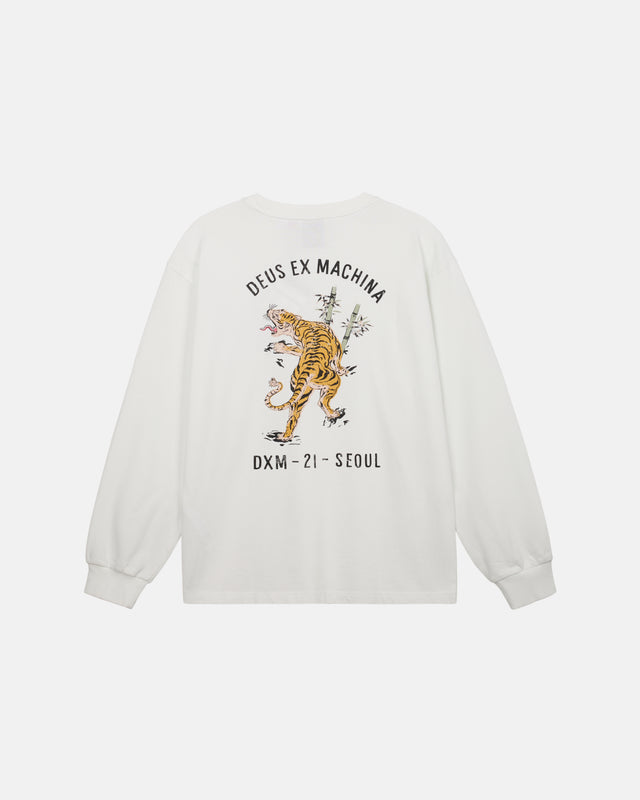 ROAR LS TEE - WHITE