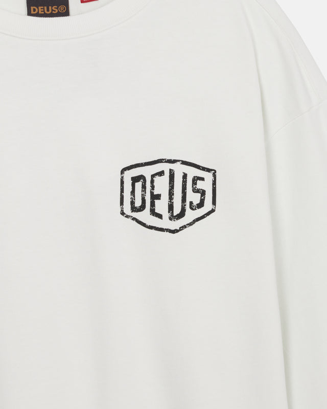 ROAR LS TEE - WHITE