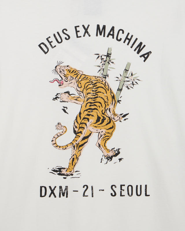 ROAR LS TEE - WHITE