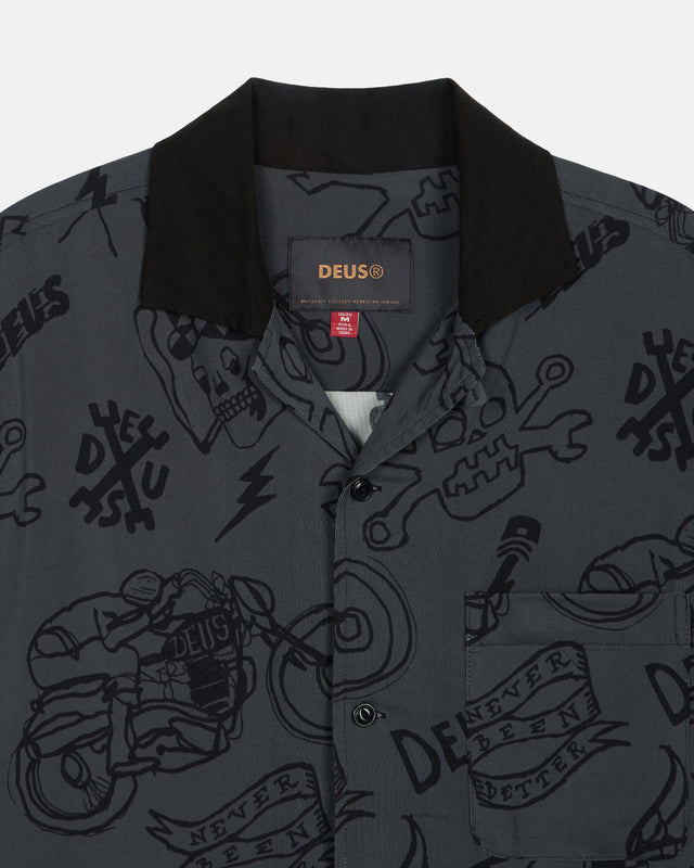 DOODLE SS SHIRT - BLACK