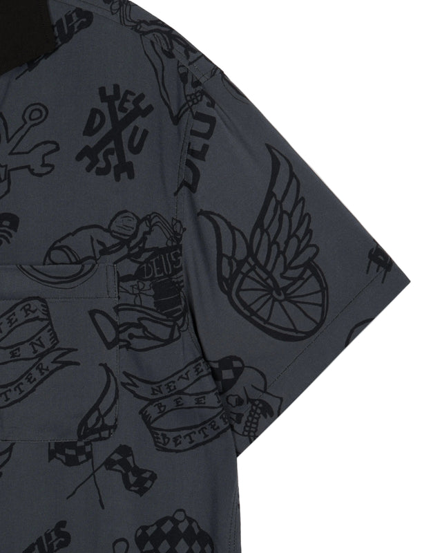 DOODLE SS SHIRT - BLACK