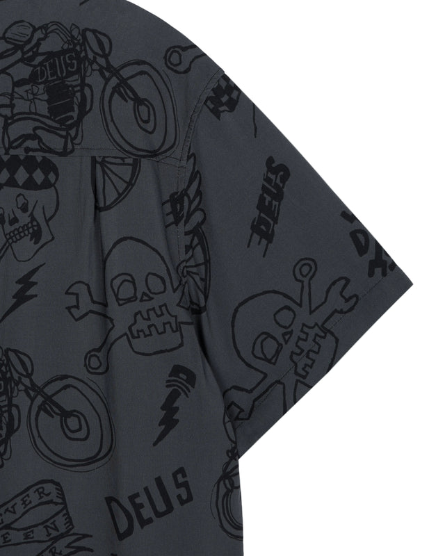 DOODLE SS SHIRT - BLACK