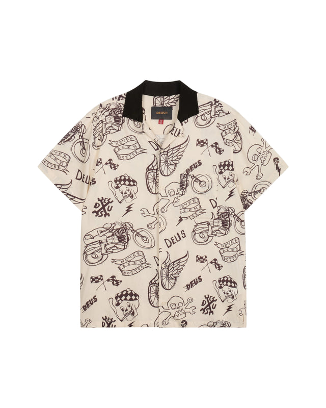 DOODLE SS SHIRT - IVORY