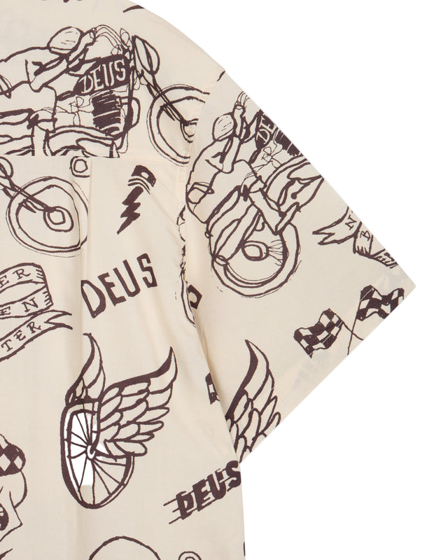 DOODLE SS SHIRT - IVORY