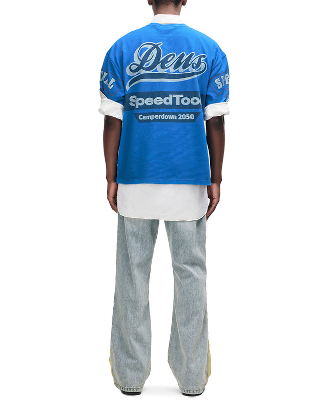 FLOHMARKT OVERSIZED TEE - DAPHNE BLUE