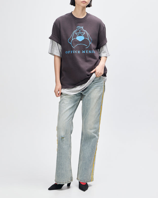 OFFICE MUSIQUE TEE - ANTHRACITE