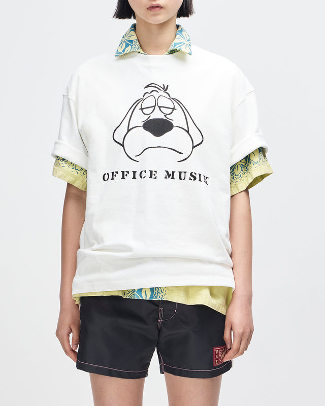 OFFICE MUSIQUE TEE - VINTAGE WHITE