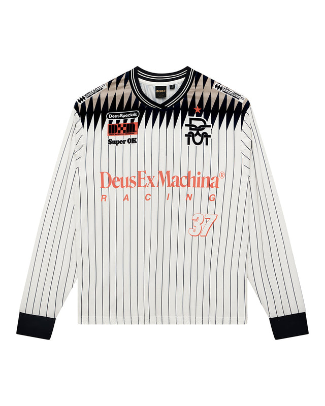 ARRII MOTO JERSEY - FLAME WHISPER WHITE